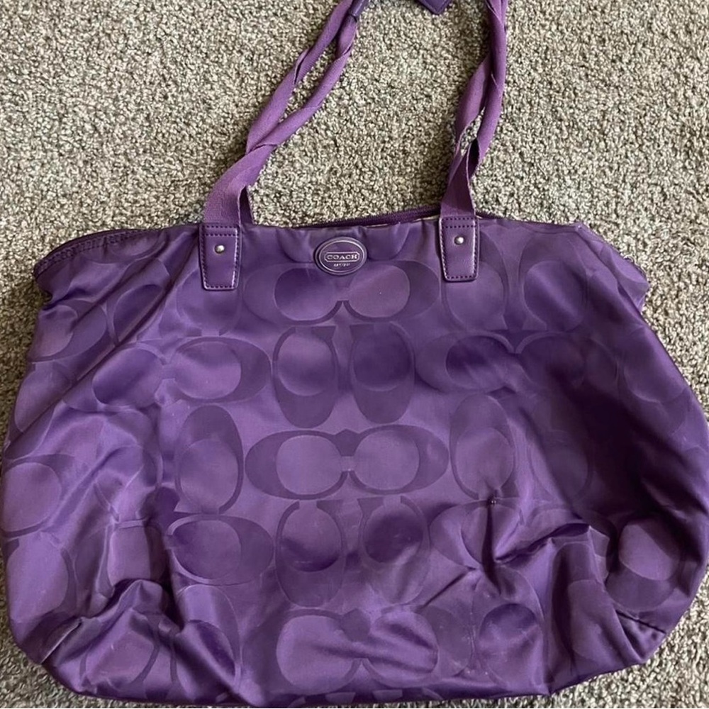 Coach Getaway Signature Nylon Packable Weekender - Picture 2 of 5